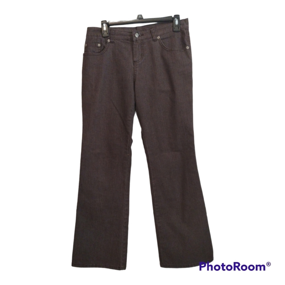 Ellemenno brown wash flare bottom‎ pant